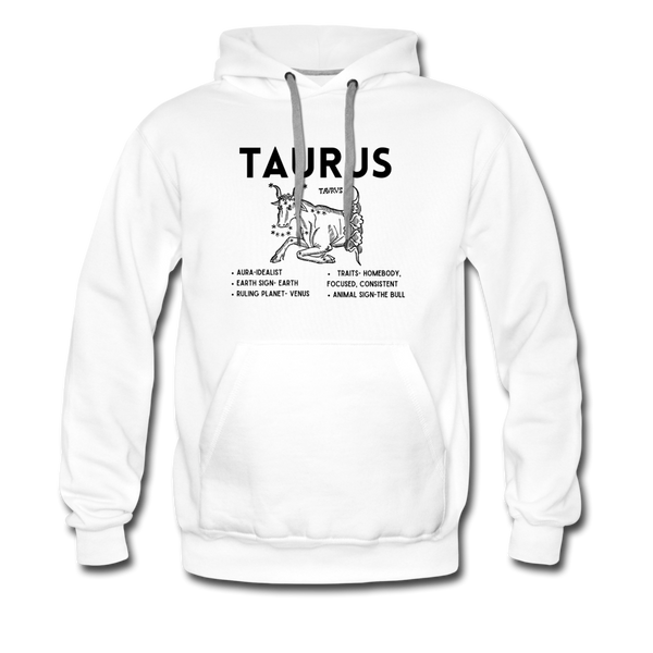 Taurus Hoodie - white