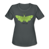 Women's Dry Fit Butterfly Tee - charcoal