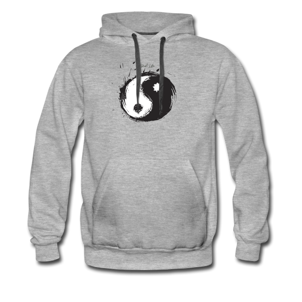 Yin and Yang Hoodie - heather gray