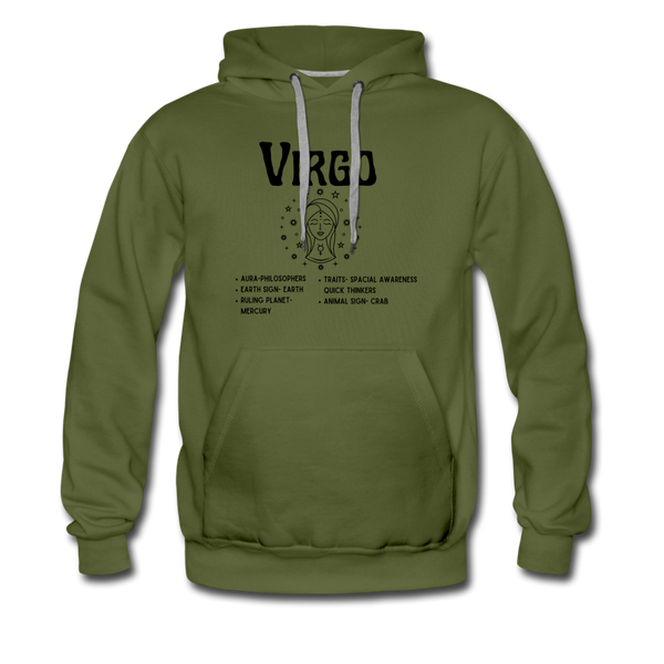 Virgo Hoodie - olive green