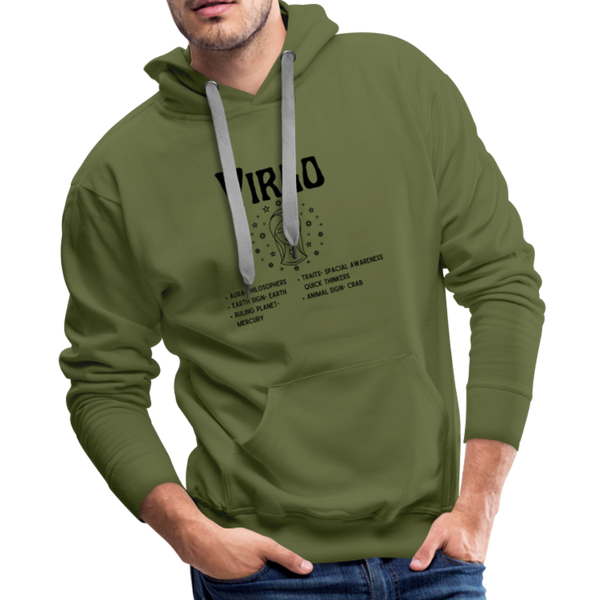 Virgo Hoodie - olive green