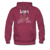 Libra Hoodie - burgundy