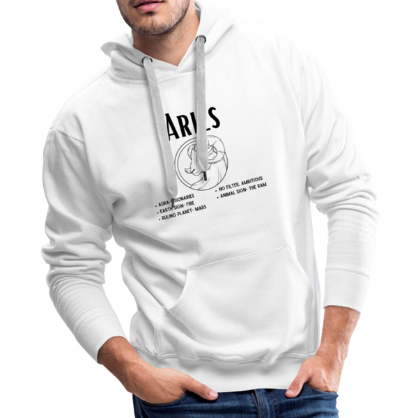 Aries Hoodie - white