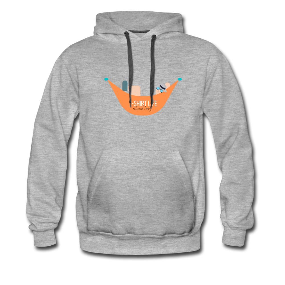 T-Shirt Life Hoodie - heather gray