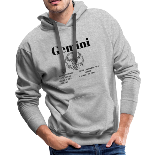 Gemini Hoodie - heather gray