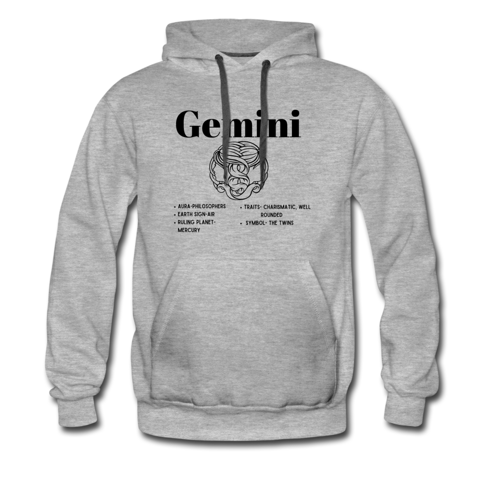 Gemini Hoodie - heather gray