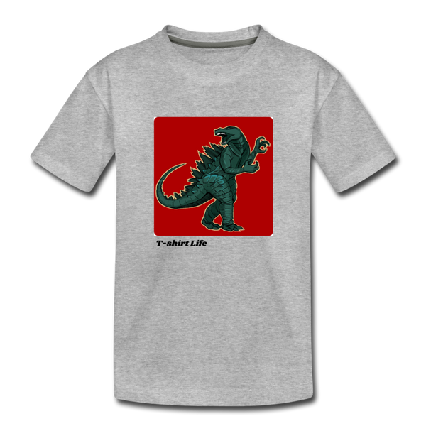 Kids' Premium Zilla T-Shirt - heather gray