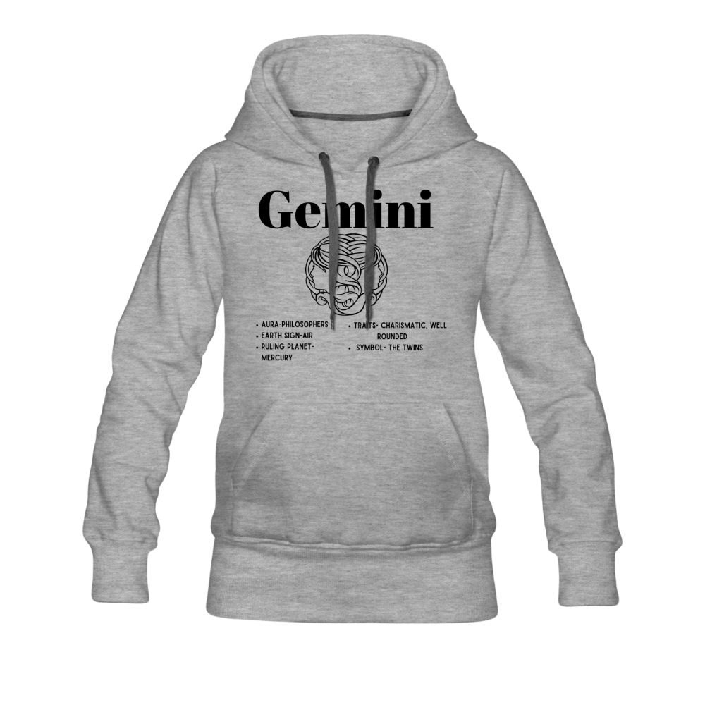 Women’s Premium Gemini Hoodie - heather gray