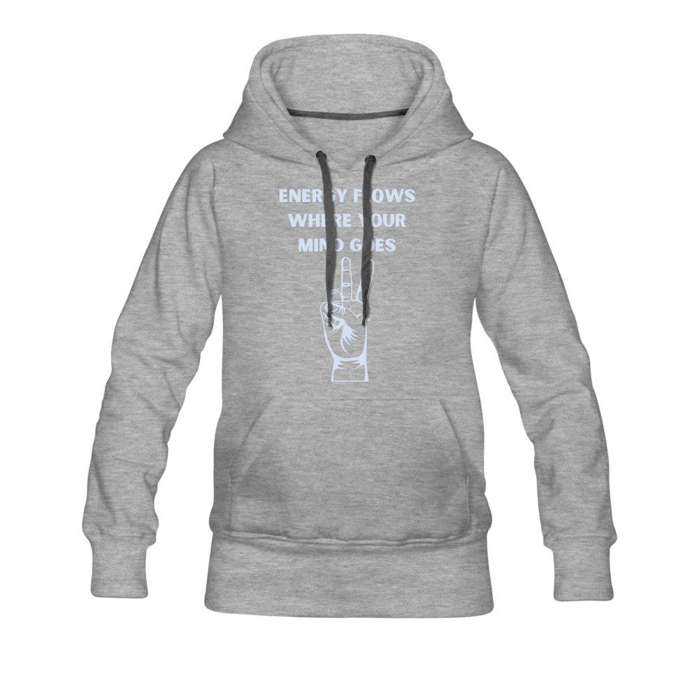 Women’s Premium Energy Hoodie - heather gray