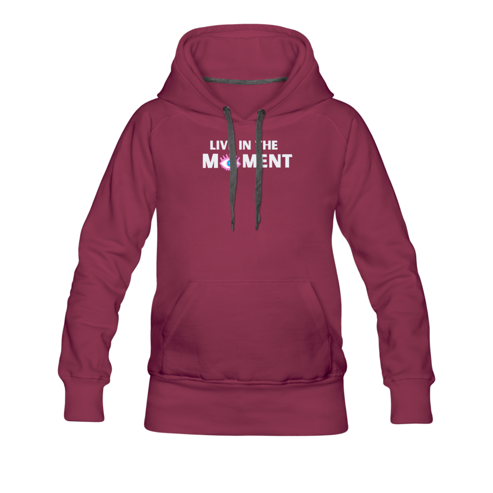 Women’s Premium Moment Hoodie - burgundy