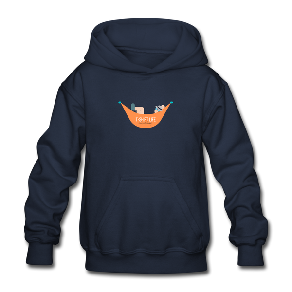 T-Shirt Life Kids Hoodie - navy