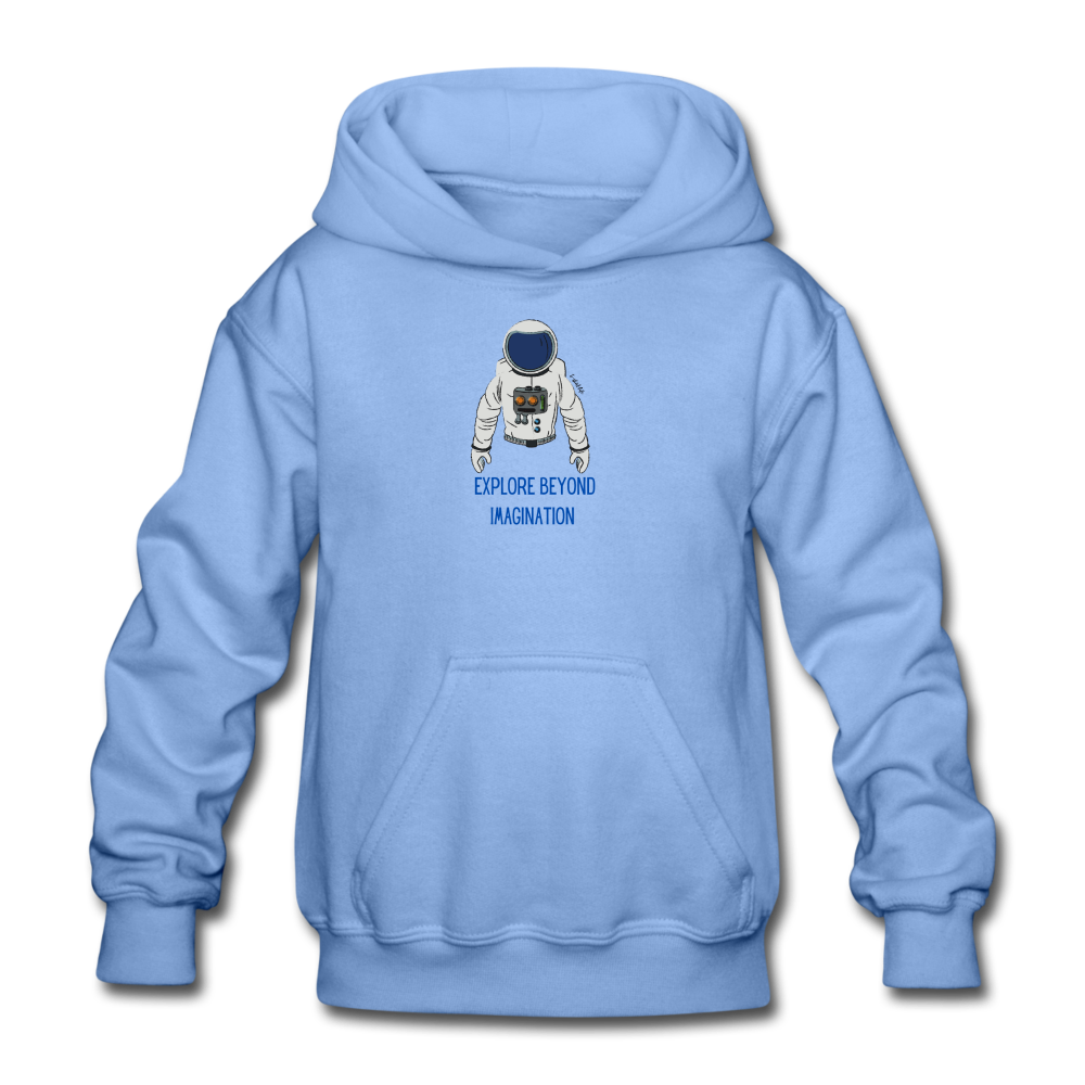 Astronaut Kids Hoodie - carolina blue