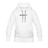 Women’s Premium Respect Hoodie - white