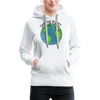 Women’s Premium Save the Planet Hoodie - white