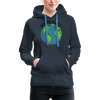 Women’s Premium Save the Planet Hoodie - navy