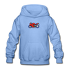 Motorcycle Kids Hoodie - carolina blue