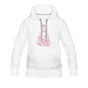 Women’s Premium Buddha Hoodie - white