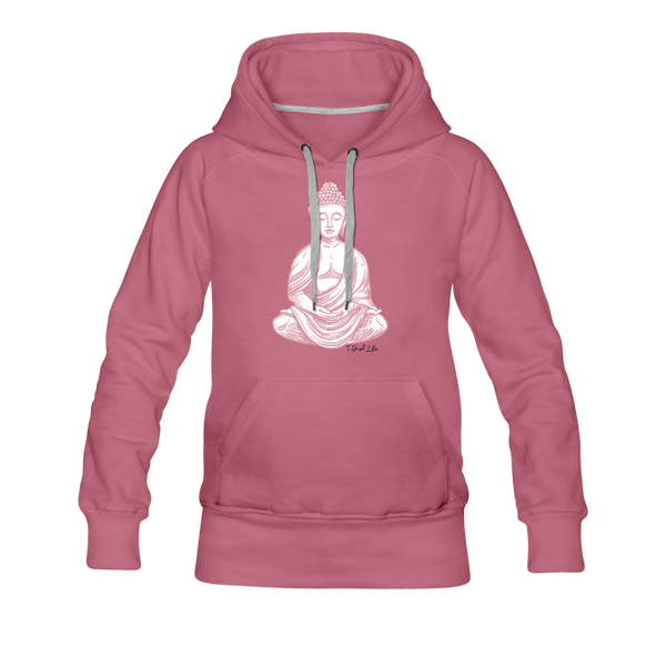 Women’s Premium Buddha Hoodie - mauve