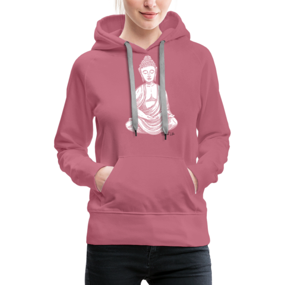 Women’s Premium Buddha Hoodie - mauve