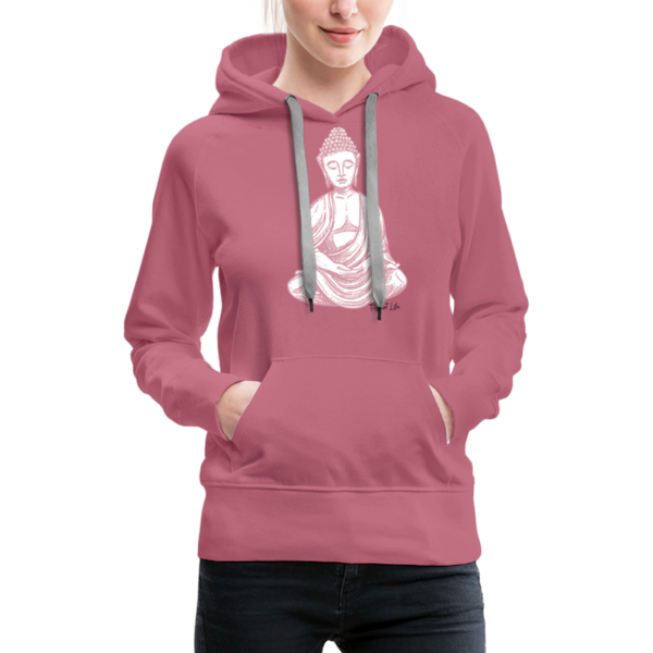 Women’s Premium Buddha Hoodie - mauve