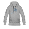 Women’s Premium Palm Tree Hoodie - heather gray