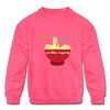Noodles Express Kids Sweatshirt - neon pink