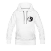 Women’s Premium Yin/Yan Hoodie - white