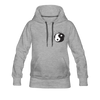 Women’s Premium Yin/Yan Hoodie - heather gray