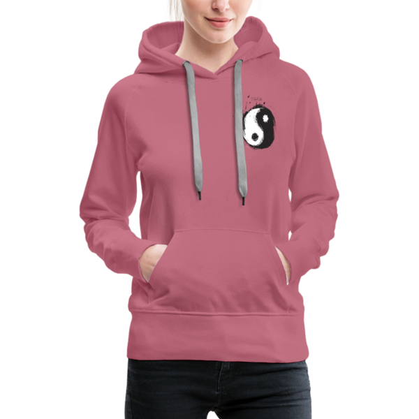 Women’s Premium Yin/Yan Hoodie - mauve