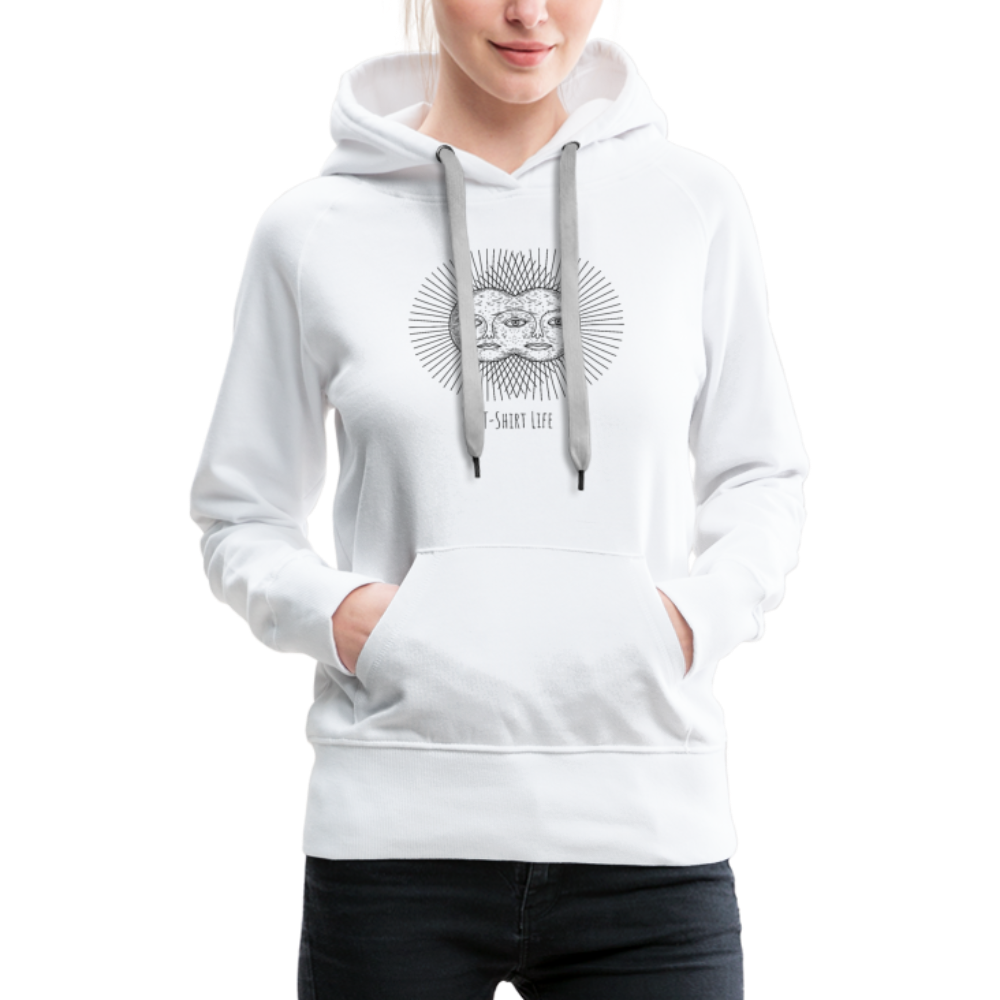 Women’s Premium Sun Hoodie - white