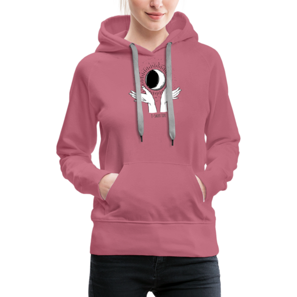 Women’s Premium Sun/Moon Hoodie - mauve