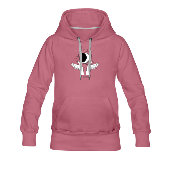 Women’s Premium Sun/Moon Hoodie - mauve