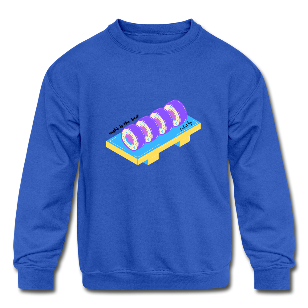 Sushi Kids Sweatshirt - royal blue