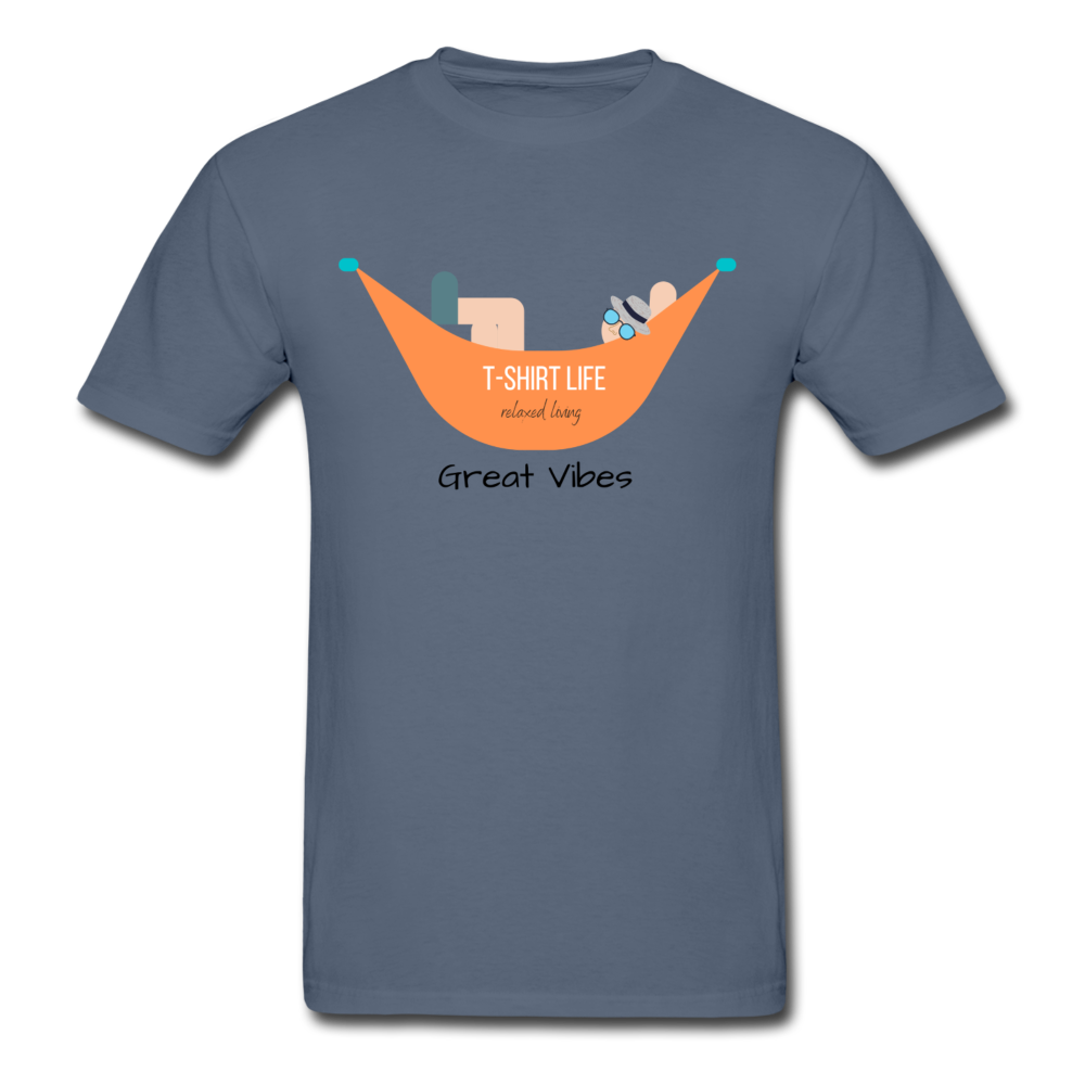 Great Vibes Logo tee - denim