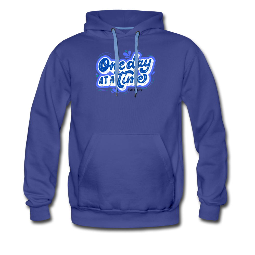 Men’s Premium Time Hoodie - royalblue