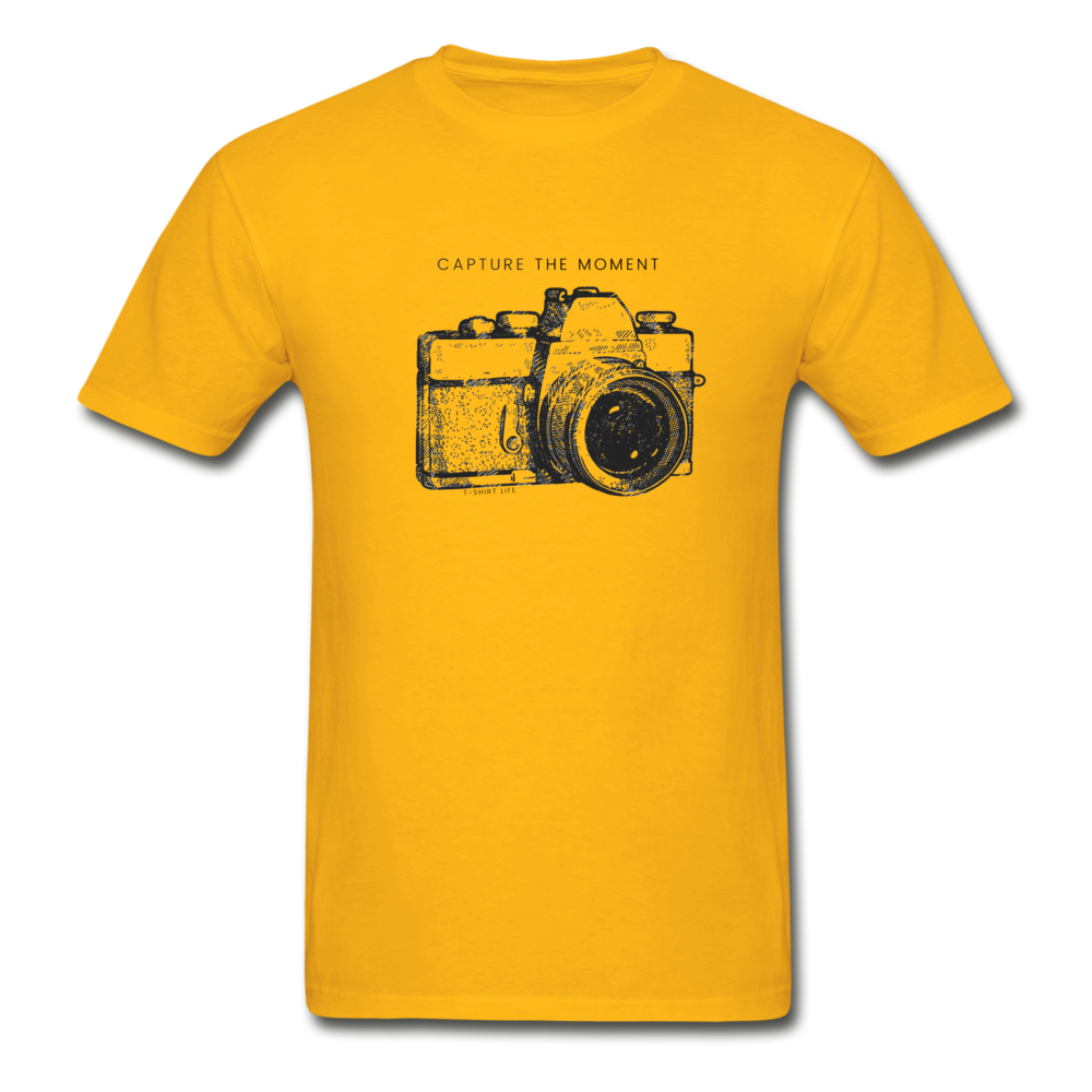 Capture The Moment Tee - gold