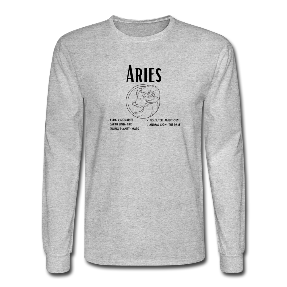 Aries Long Sleeve - heather gray