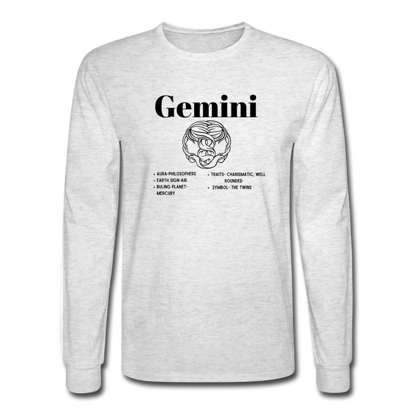 Gemini Long Sleeve - light heather gray
