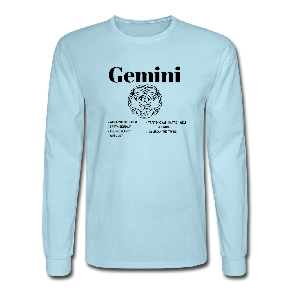 Gemini Long Sleeve - powder blue