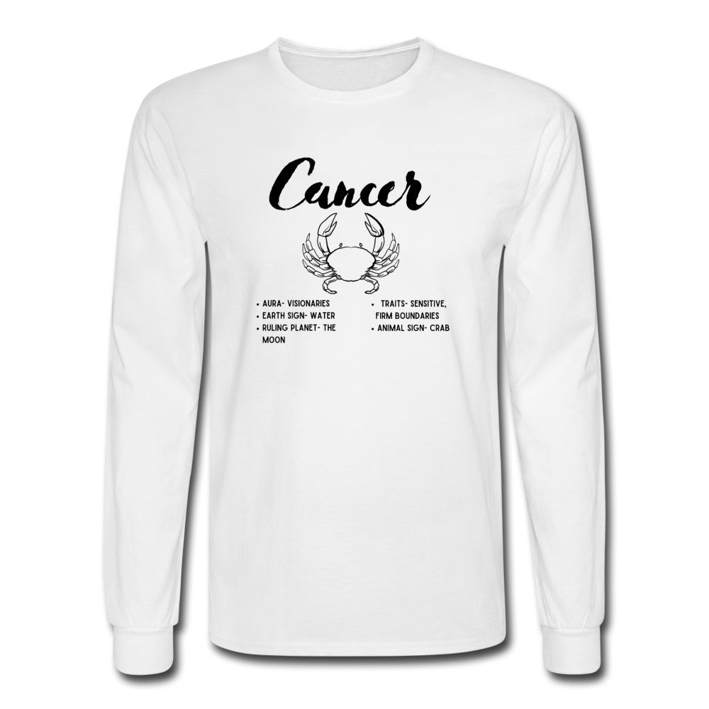 Cancer Long Sleeve - white