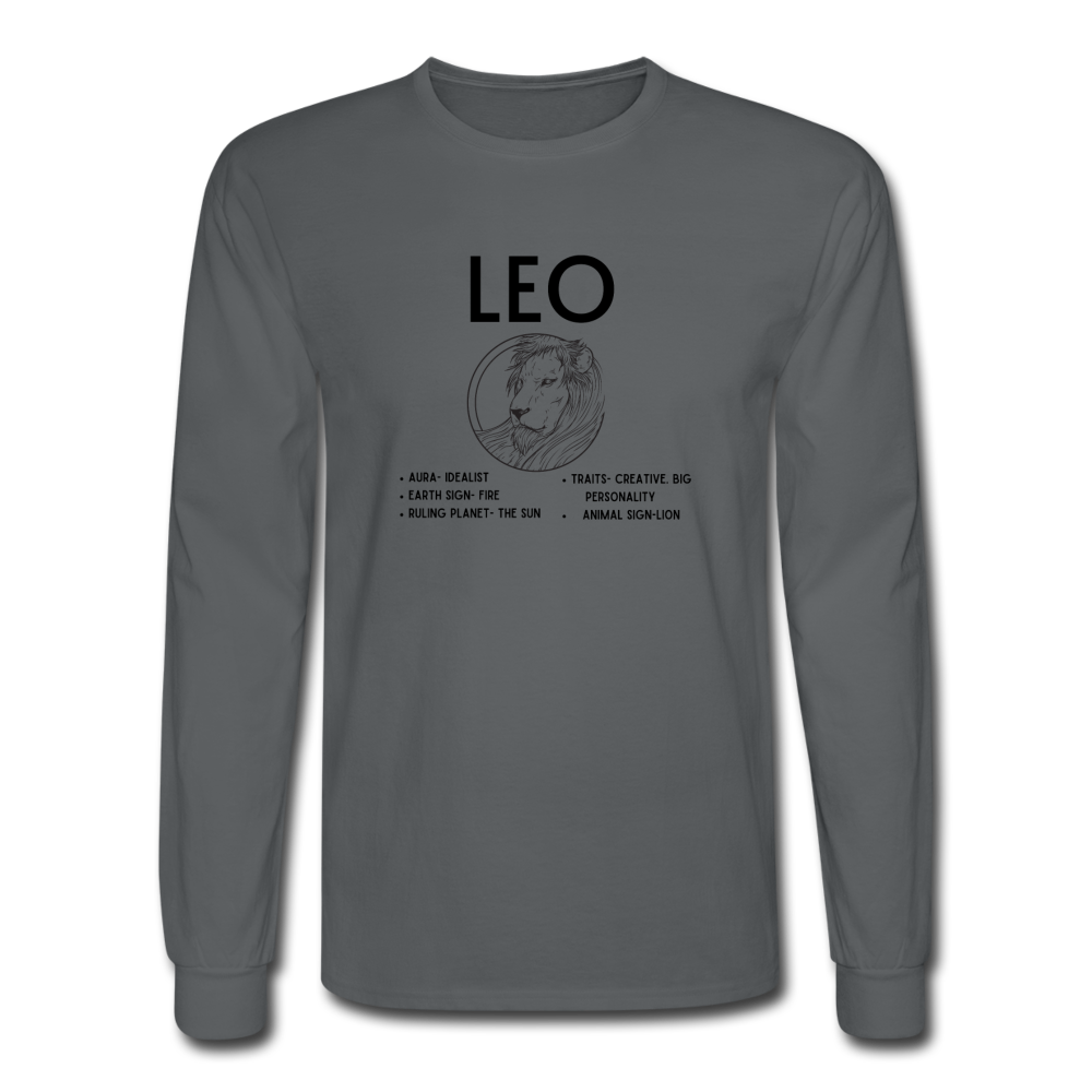Leo Long Sleeve - charcoal