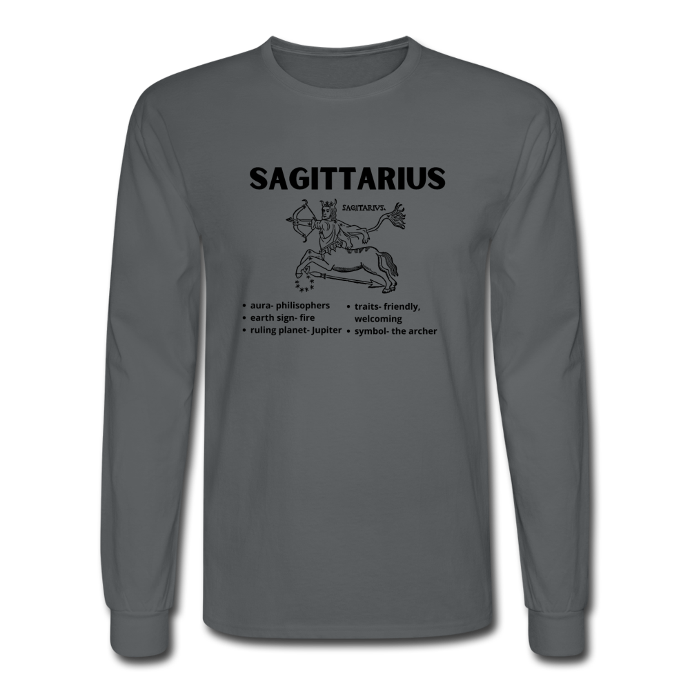 Sagittarius Long Sleeve - charcoal