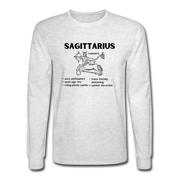Sagittarius Long Sleeve - light heather gray