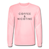 Coffee and Nicotine Long Sleeve - pink