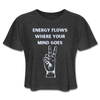 Women's Cropped Energy T-Shirt - deep heather
