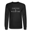 Coffee and Nicotine Long Sleeve Black - black