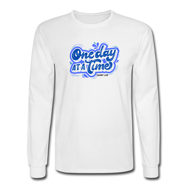 One Day At A Time Long Sleeve - white
