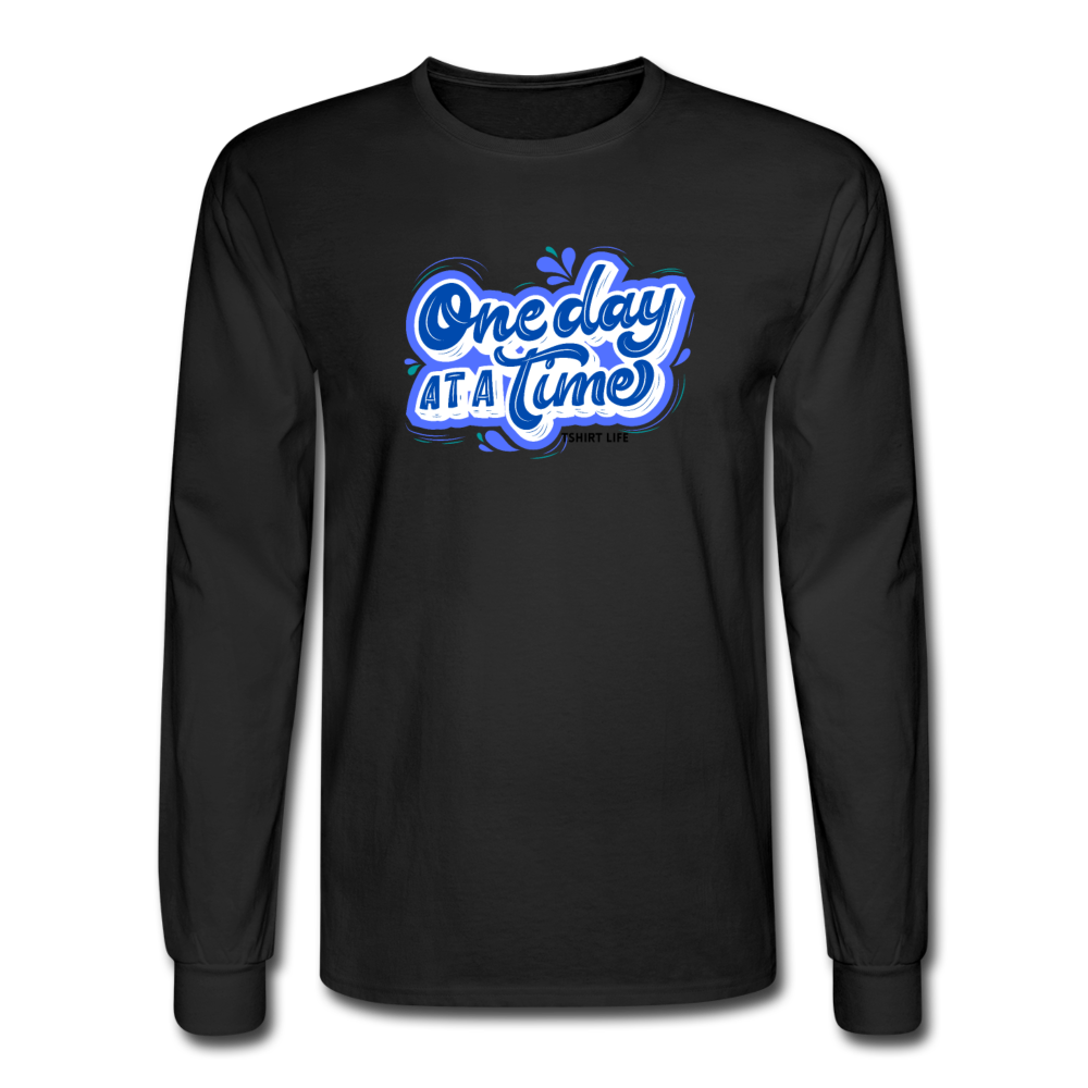One Day At A Time Long Sleeve - black