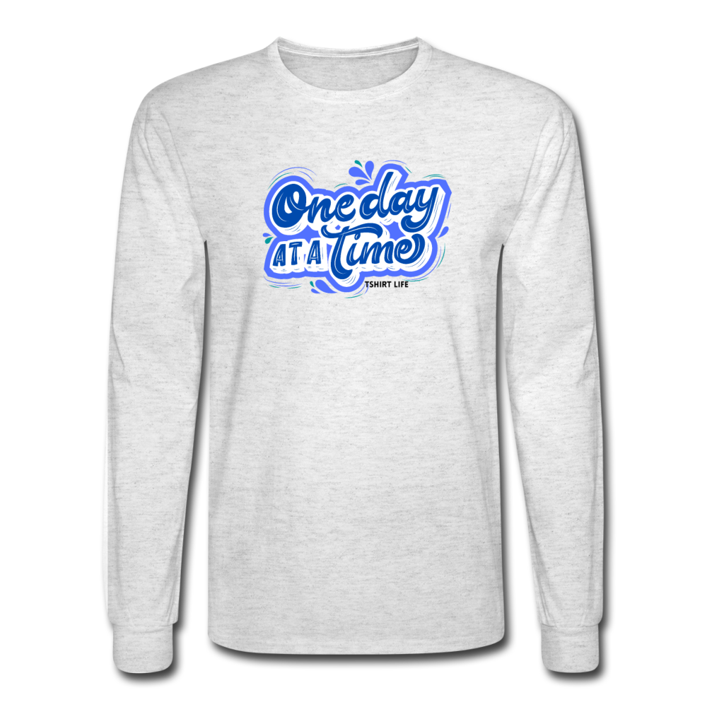One Day At A Time Long Sleeve - light heather gray
