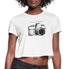 Women's Cropped Capture T-Shirt - white